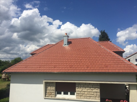 Toiture en tuiles
